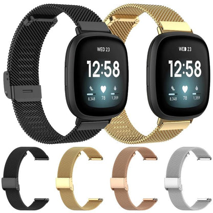 For Fitbit Charge 4 / 3 xDfind Milanese Metal Buckle Watch Band(Gold) by xDfind