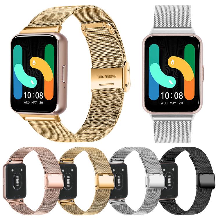 For Samsung Galaxy Watch Ultra 47mm / Ultra 2025 xDfind Milanese Metal Buckle Watch Band(Black) by xDfind