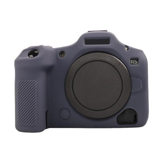 For Canon EOS R5 Mark II / R5II Glossy Soft Silicone Protective Case(Blue) by bashfashion