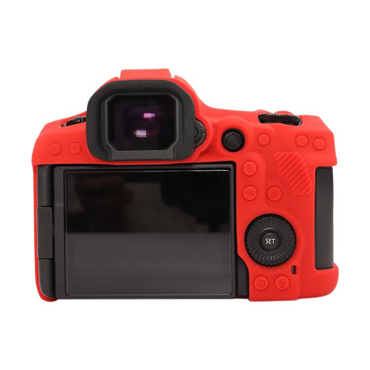 For Canon EOS R5 Mark II / R5II Glossy Soft Silicone Protective Case(Red) by bashfashion