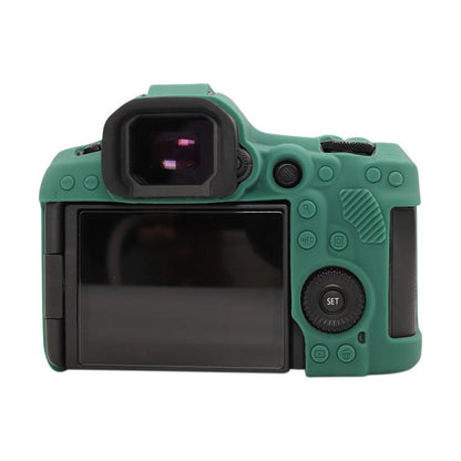For Canon EOS R5 Mark II / R5II Glossy Soft Silicone Protective Case(Green) by bashfashion