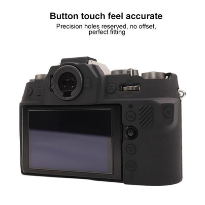 For FUJIFILM X-T50 Glossy Soft Silicone Protective Case(Black) by bashfashion