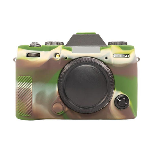 For FUJIFILM X-T50 Glossy Soft Silicone Protective Case(Camouflage) by bashfashion