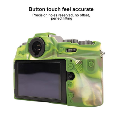 For FUJIFILM X-T50 Glossy Soft Silicone Protective Case(Camouflage) by bashfashion