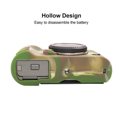 For FUJIFILM X-T50 Glossy Soft Silicone Protective Case(Camouflage) by bashfashion