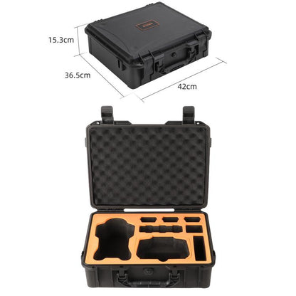 For DJI Mavic 4 Pro Sunnylife Safety Carrying Case Hard Travel Case Large Capacity Waterproof Shock-proof Box(Black) by Sunnylife