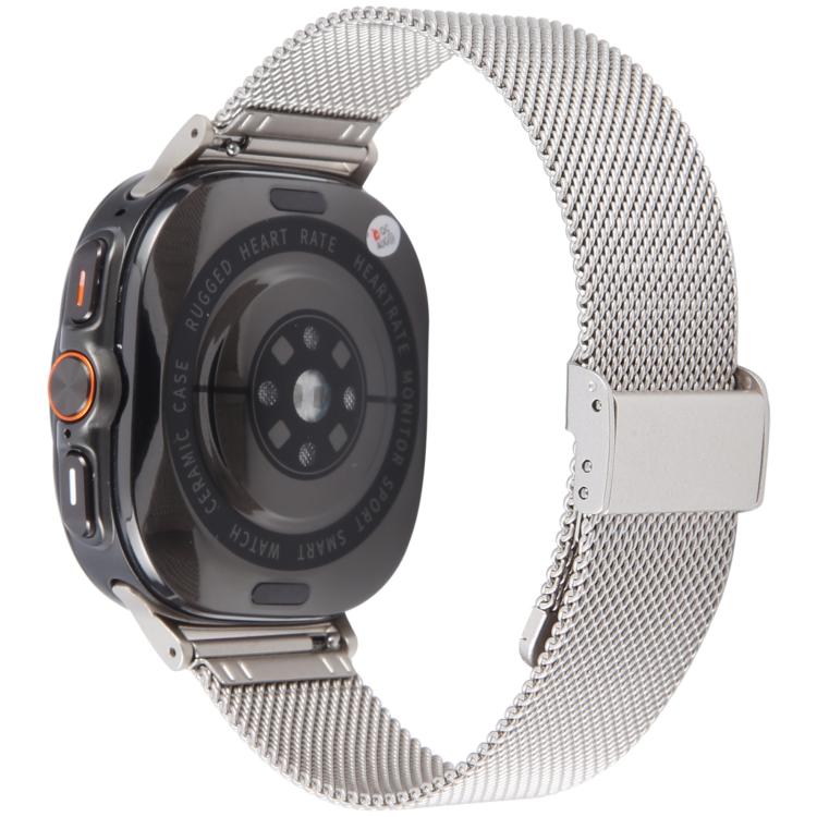 For Samsung Galaxy Watch Ultra 47mm / Ultra 2025 Milanese Integrated Buckle Metal Watch Band(Starlight) by bashfashion