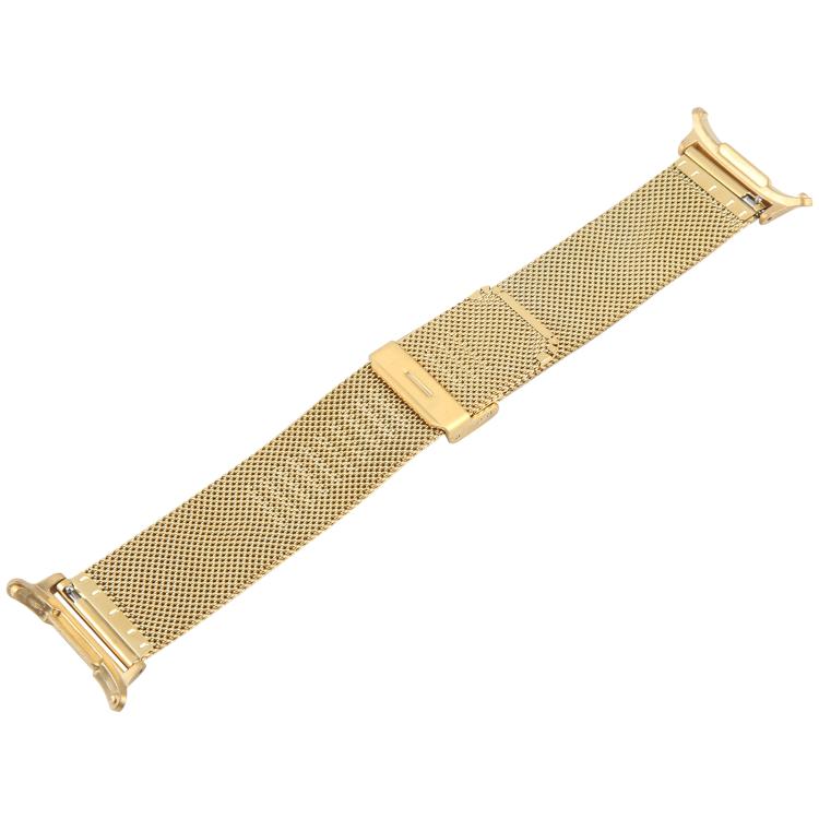 For Samsung Galaxy Watch Ultra 47mm / Ultra 2025 Milanese Integrated Buckle Metal Watch Band(Gold) by bashfashion