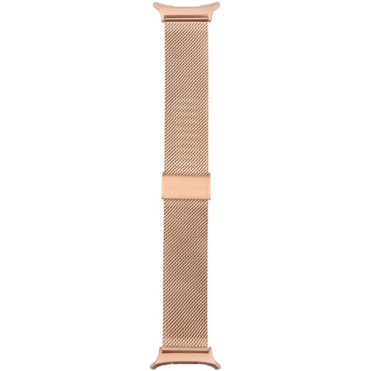 For Samsung Galaxy Watch Ultra 47mm / Ultra 2025 Milanese Integrated Buckle Metal Watch Band(Rose Gold) by bashfashion