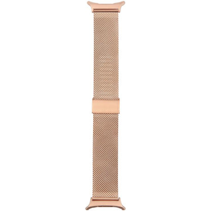 For Samsung Galaxy Watch Ultra 47mm / Ultra 2025 Milanese Integrated Buckle Metal Watch Band(Rose Gold) by bashfashion