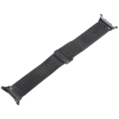 For Samsung Galaxy Watch Ultra 47mm / Ultra 2025 Milanese Integrated Buckle Metal Watch Band(Black) by bashfashion