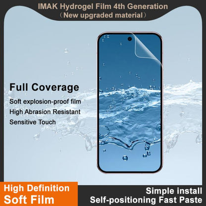For Google Pixel 10 / 10 Pro imak 4th Generation Full Coverage Screen Hydrogel Film, Support Fingerprint Unlocking by imak