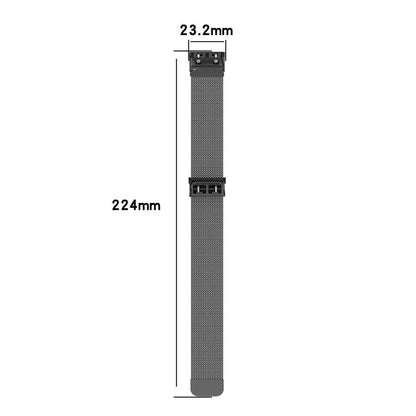 For Garmin Forerunner 45 / 45S / Swim 2 xDfind Milanese Metal Watch Band(Black) by xDfind