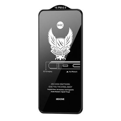 For iPhone 15 Pro Max WK WTP-012 KinKong 0.25mm 9H 4D Curved Privacy Tempered Glass Film by WK