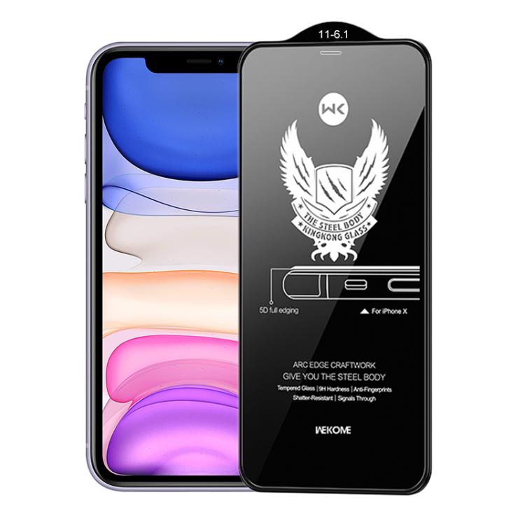 For iPhone 11 WK WTP-012 KinKong 0.25mm 9H 4D Curved Privacy Tempered Glass Film by WK