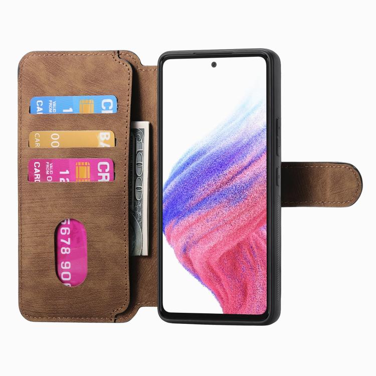 For Google Pixel 9a CaseNeo MagSafe RFID Anti-theft Retro Leather Phone Case(Brown) by CaseNeo