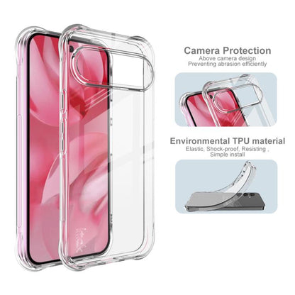For Google Pixel 10 / Pixel 10 Pro imak Shockproof Airbag TPU Phone Case(Transparent) by imak