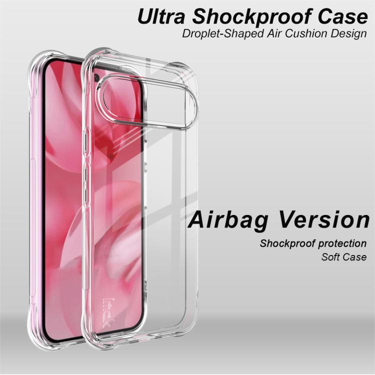 For Google Pixel 10 Pro XL imak Shockproof Airbag TPU Phone Case(Transparent) by imak