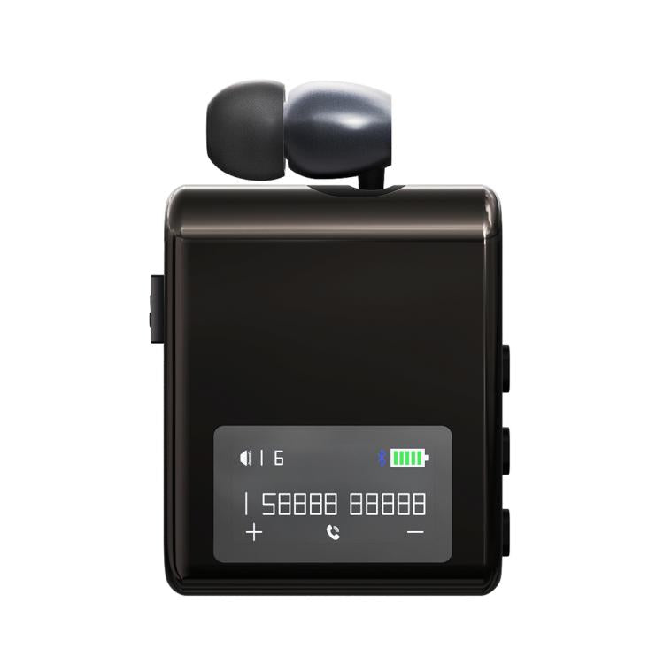 K89 Business Lavalier Single Ear Bluetooth Earphones(Black) by bashfashion