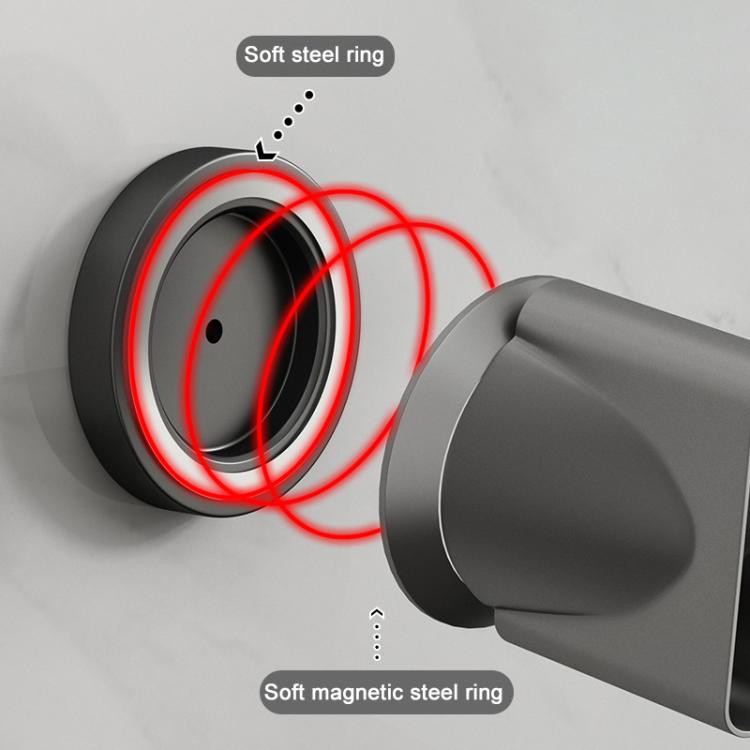 Aluminum Air Nozzle Stand For Dyson / Laifen Hairdryer(Black) by bashfashion