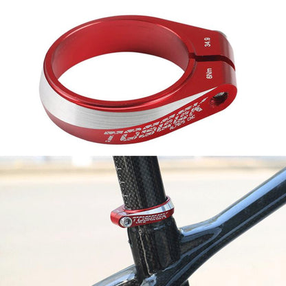 34.9mm TOSEEK Aluminum Alloy Bicycle Seat Tube Clamp(Red) by TOSEEK