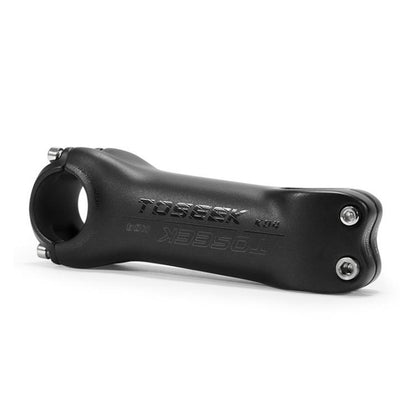 TOSEEK K04 Full Carbon Fiber Brazing Road Mountain Bike Handlebar Riser Faucet, Size:6 Degree, 80mm(Black Grey Silver) by TOSEEK