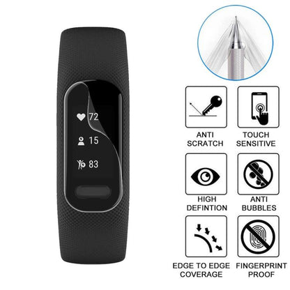 For Garmin vivosmart 5 5pcs xDfind Soft Hydrogel Film Full Cover Front Protector by xDfind