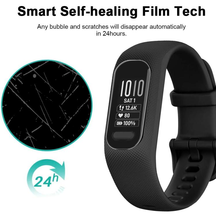 For Garmin vivosmart 5 5pcs xDfind Soft Hydrogel Film Full Cover Front Protector by xDfind