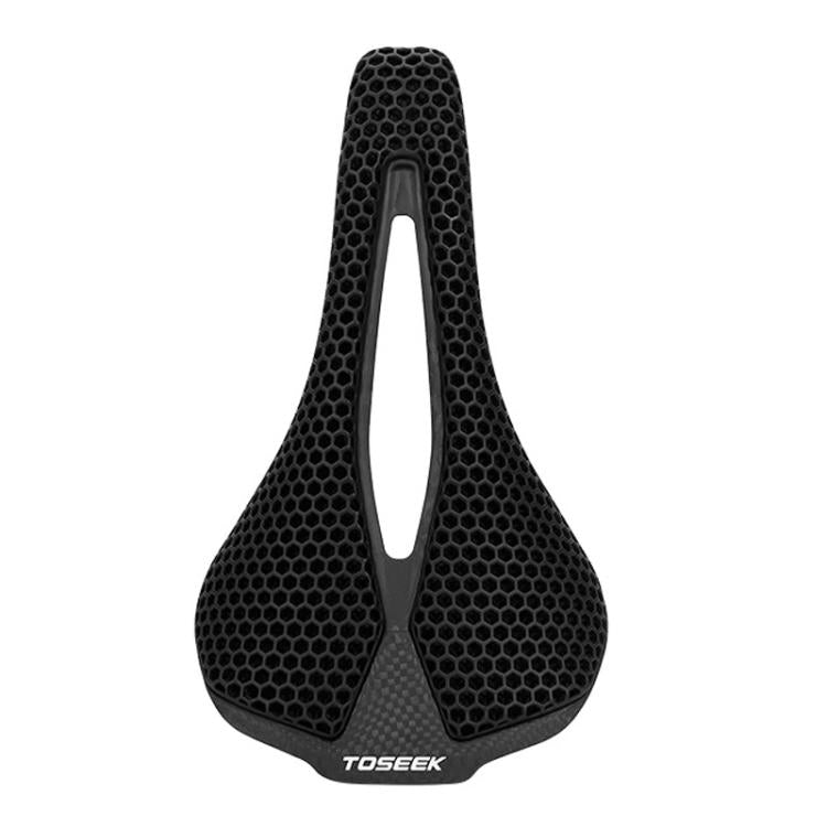 TOSEEK P300 Carbon Fiber 3D Printed Road Mountain Bike Seat(3K Plain Weave) by TOSEEK