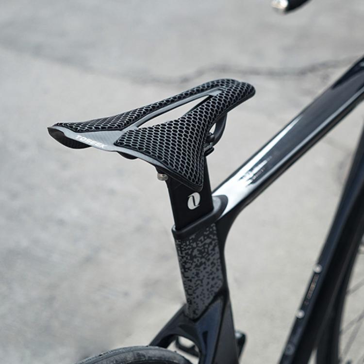 TOSEEK P300 Carbon Fiber 3D Printed Road Mountain Bike Seat(3K Plain Weave) by TOSEEK