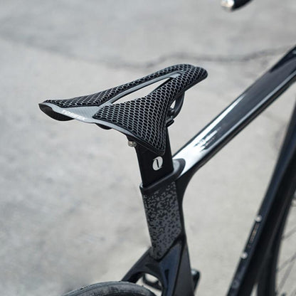 TOSEEK P300 Carbon Fiber 3D Printed Road Mountain Bike Seat(3K Plain Weave) by TOSEEK