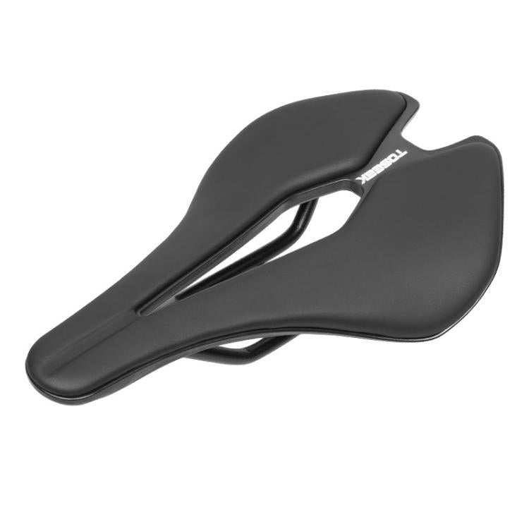 TOSEEK TS101 Road Mountain Bike Leather Saddle(Black) by TOSEEK