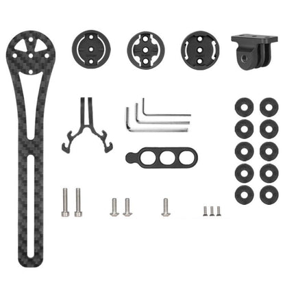 TOSEEK Carbon Fiber Bicycle Road Bike Integrated Handlebar Meter Bracket(3K Matte) by TOSEEK