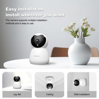 SriHome SH036 500W Pixel AI Smart HD Camera Supports Human Tracking(AU Plug) by SriHome