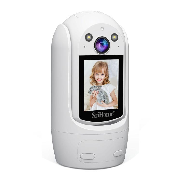 SriHome SH060 2MP 2.4 inch IPS Screen Smart IP Camera Supports Two-way Video Voice Call(EU Plug) by SriHome