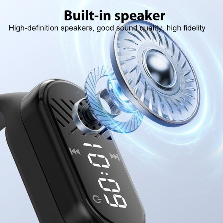 BT5.3 Sports MP3 Watch Supports Micro SD Card, ROM:8GB(Black) by bashfashion