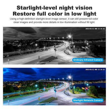 SriHome SH070 4MP Binocular Stitching Ultra-wide Angle Waterproof Camera Supports Full-color Night Vision(AU Plug) by SriHome