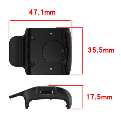 For Garmin Barklimiter Deluxe / Delta Deluxe Portable Dual Ports Pet Dog Bark Collar Tracker Charging Adapter(Black) by bashfashion