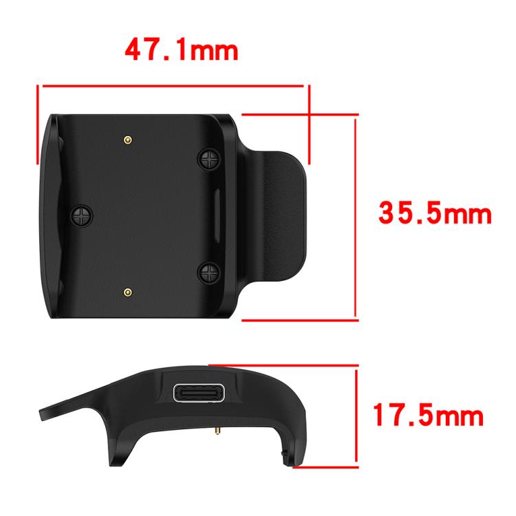 For Garmin Delta / Delta XC / Delta Upland Portable Dual Ports Pet Dog Bark Collar Tracker Charging Adapter(Black) by bashfashion