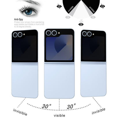 For Samsung Galaxy Z Flip7 5G Back Screen 28-degree Privacy Full Cover Screen Protector by bashfashion