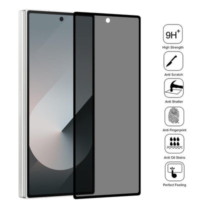 For Samsung Galaxy Z Fold7 5G Silk Full Cover 360-degree Privacy Tempered Glass Film by bashfashion