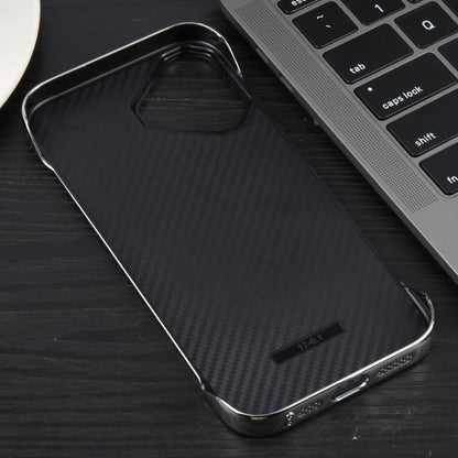 For iPhone 16 Plus Electroplating Frameless Frosted Anti-Glare PC MagSafe Phone Case(Silver White) by bashfashion