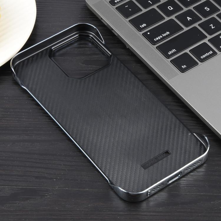 For iPhone 15 Electroplating Frameless Frosted Anti-Glare PC MagSafe Phone Case(Silver White) by bashfashion