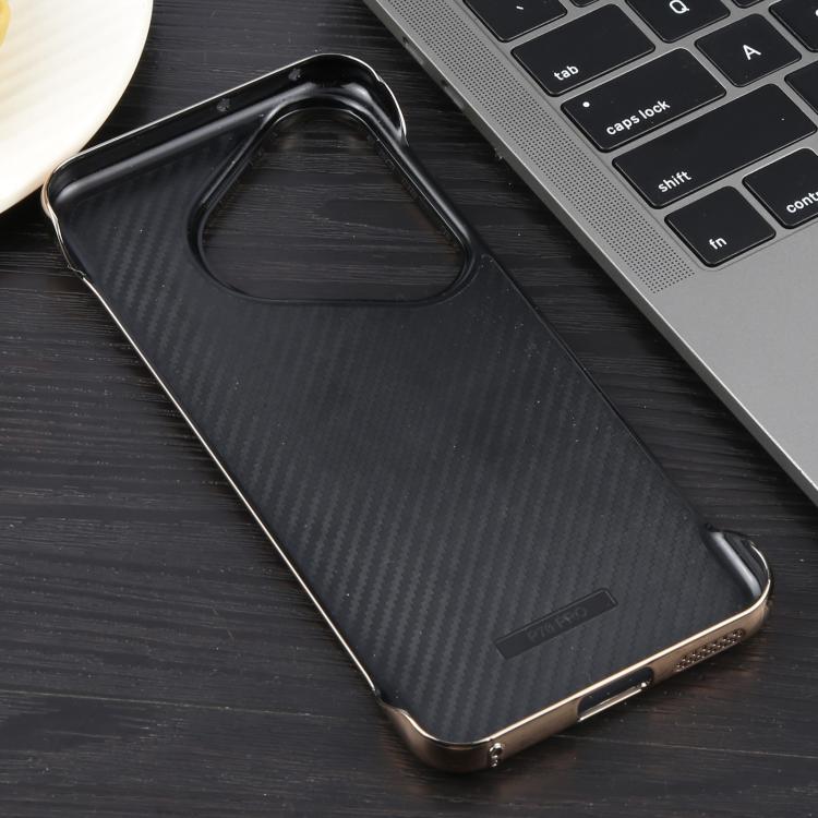 For Huawei Pura 70 Pro / 70 Pro+ Electroplating Frameless Frosted Anti-Glare PC MagSafe Phone Case(Desert Gold) by bashfashion