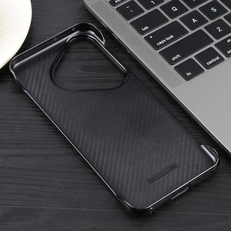 For Huawei Pura 70 Pro / 70 Pro+ Electroplating Frameless Frosted Anti-Glare PC MagSafe Phone Case(Black) by bashfashion