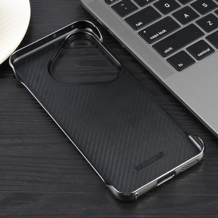 For Huawei Pura 70 Pro / 70 Pro+ Electroplating Frameless Frosted Anti-Glare PC MagSafe Phone Case(Silver White) by bashfashion