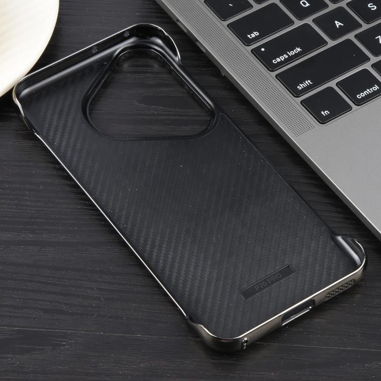 For Huawei Pura 70 Pro / 70 Pro+ Electroplating Frameless Frosted Anti-Glare PC MagSafe Phone Case(Titanium Gray) by bashfashion