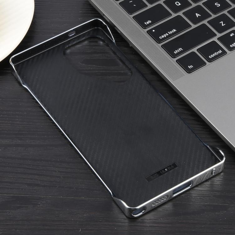 For Samsung Galaxy S24 Ultra 5G Electroplating Frameless Frosted Anti-Glare PC MagSafe Phone Case(Silver White) by bashfashion