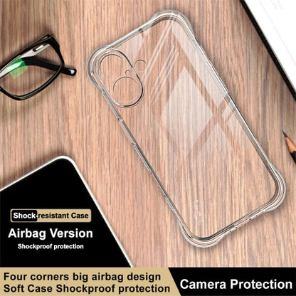 For iPhone 17 imak Shockproof Airbag TPU Phone Case(Transparent) by imak