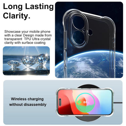 For iPhone 17 imak Shockproof Airbag TPU Phone Case(Transparent) by imak